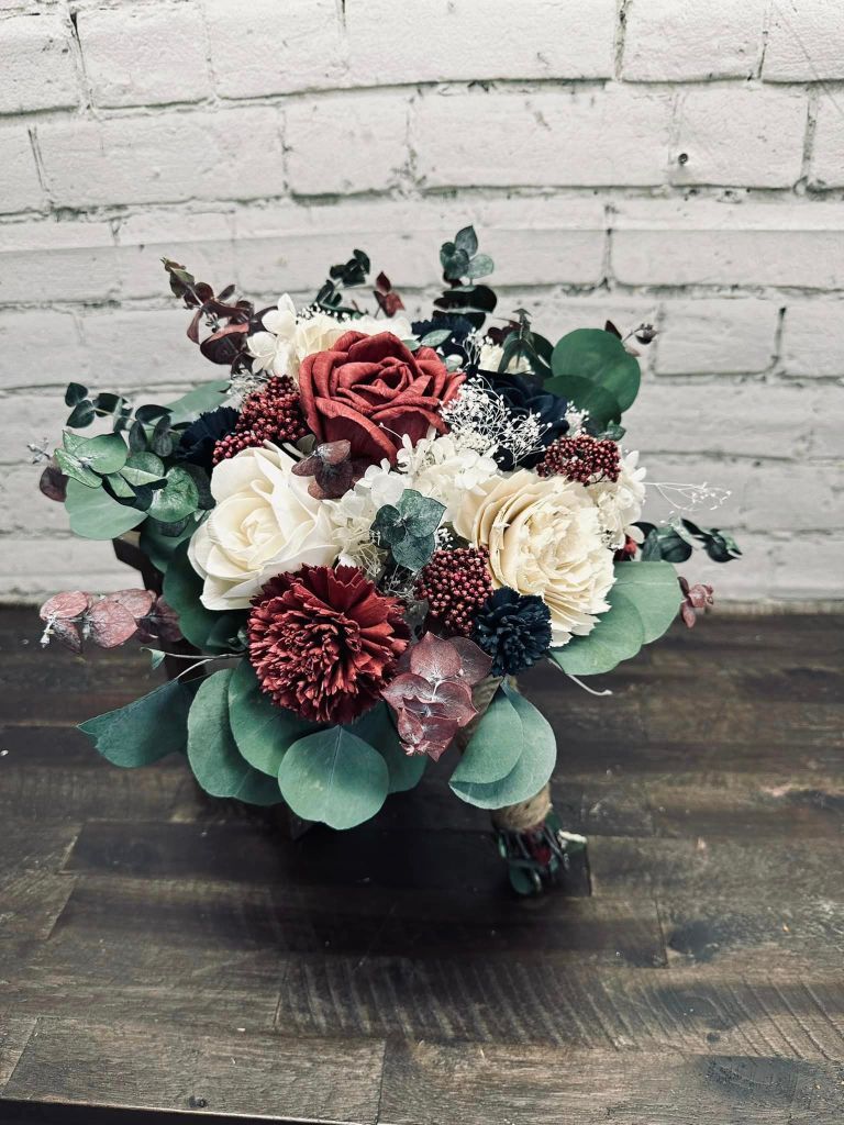 Sola wooden flowers arranged in an elegant and sustainable display